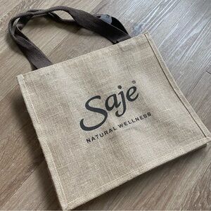NWT Saje Signature Jute Large